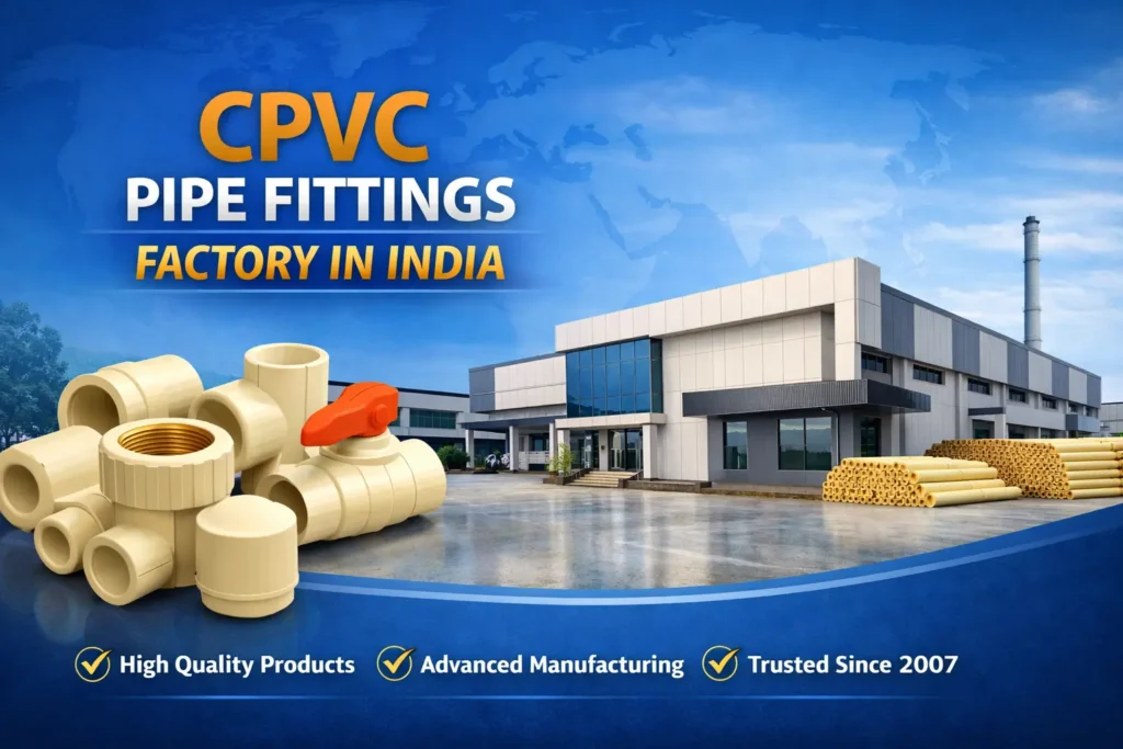 CPVC Pipe Fittings Factory in India